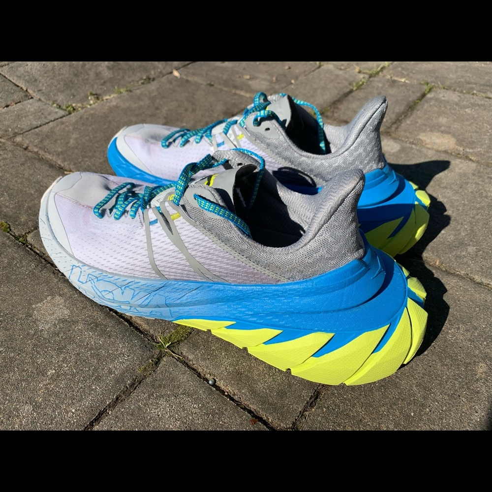 Hoka running. Only worn ONE time LITERALLY! Next to new